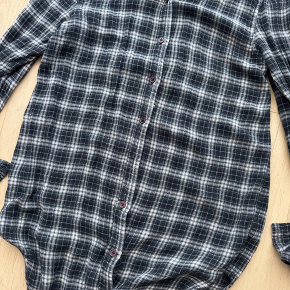 Urban Outfitters BDG Long Flannel Plaid Shirt - Picture 3 of 6